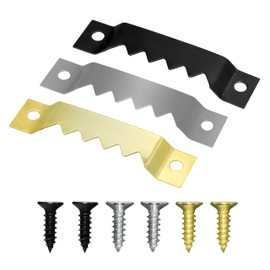 Large Sawtooth Picture Frame Hangers with Screws - 30 Pack, Supports 50 Ibs, Picture Hanging Hooks for Hanging Photo Frames Canvas Artwork Paintings