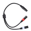 JORINDO 5‑Pin XLR Female to Double 3‑Pin XLR Male Cable