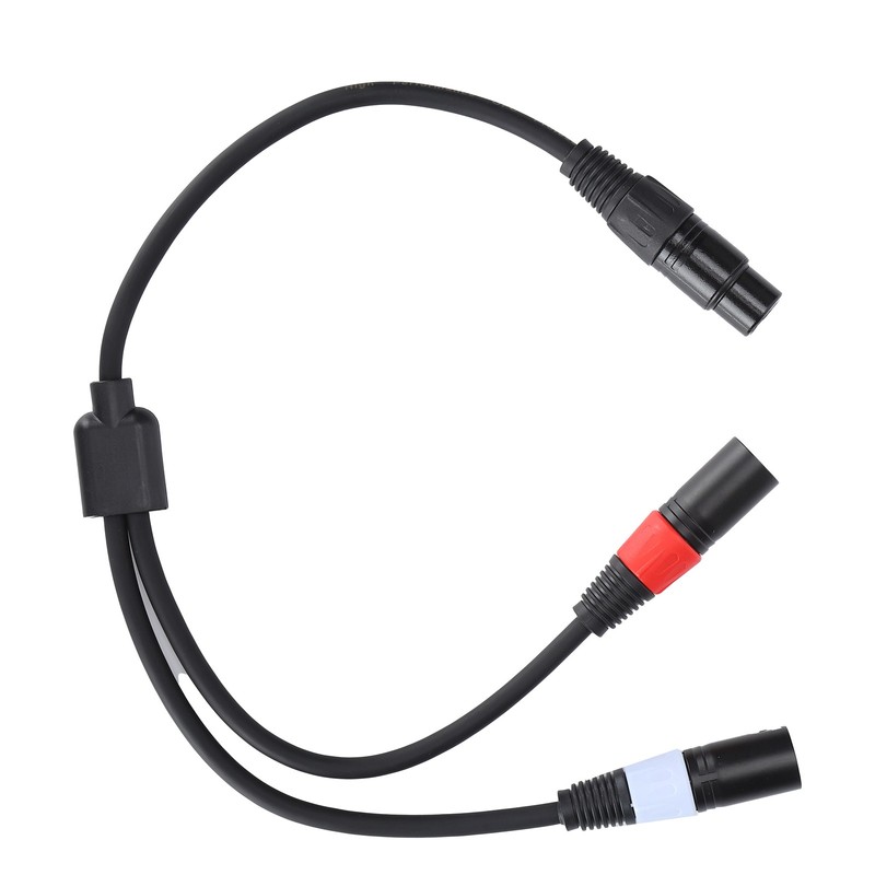 JORINDO 5‑Pin XLR Female to Double 3‑Pin XLR Male Cable