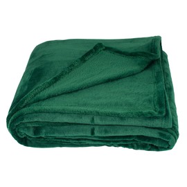 SOCHOW Flannel Fleece Blanket Throw Size, All Season Super Soft Cozy Blanket for Bed or Couch, Green
