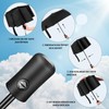ZUOYOUZ Travel Umbrella Printed with Nature Elements Sun Protection Portable