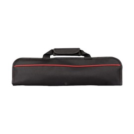 Chef Cutlery Bag Oxford Fabric Cutlery Roll Bag Multiple Pockets Portable Cutlery Case Cutlery Carrier for Outdoors Cooking Camping Red