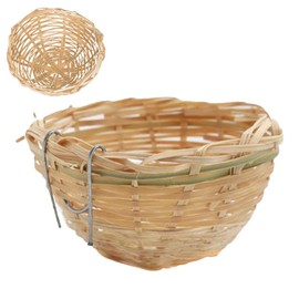 Parakeet Nest,Natural Hand Woven Bird Hut | Pet Supplies for Sleeping Laying Winter Indoor Outdoor Garden Yard Aviary Decor Pet Accessories