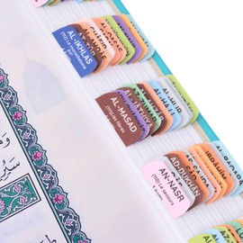 Quran Tabs, 120 Tabs for Easy Quran Reading; 114 Tabs for Each Surah and 6 Blank Tabs for Marking Important Pages, Read More and Better