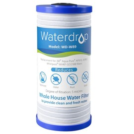 Waterdrop AP810 Whole House Water Filter Replacement for 3M® Aqua-Pure AP810, AP801, AP811, Whirlpool® WHKF-GD25BB, WHKF-DWHBB, 10" x 4.5", 1 Pack