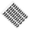20 Pairs Makeup False Lashes Salon Long Curly Thick ThreeDimensional