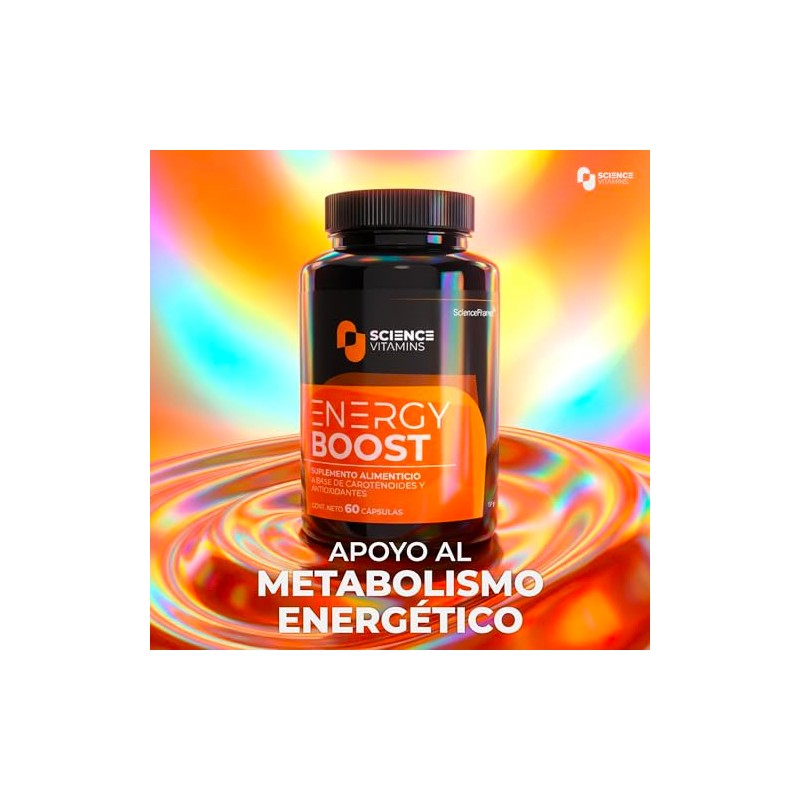 Energy Boost | Camellia sinensis, L-Carnitina, Fucoidan, Triptófano, Colágeno +