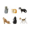 Midori 43427006 Mini Magnets, Set of 6, Cat Pattern