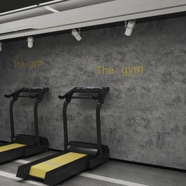 3yecao 31"×157" Extra Thicker Light Blue Grey Black Concrete Wallpaper Peel and Stick 3D Effect Concrete Contact Paper Luxury Vinyl Wrap Matte Textured Look Cement Wall Stickers for Walls Bathroom