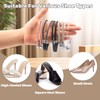 Rhinestone Elastic High Heels Shoe Lace Band, Detachable Anti Loose