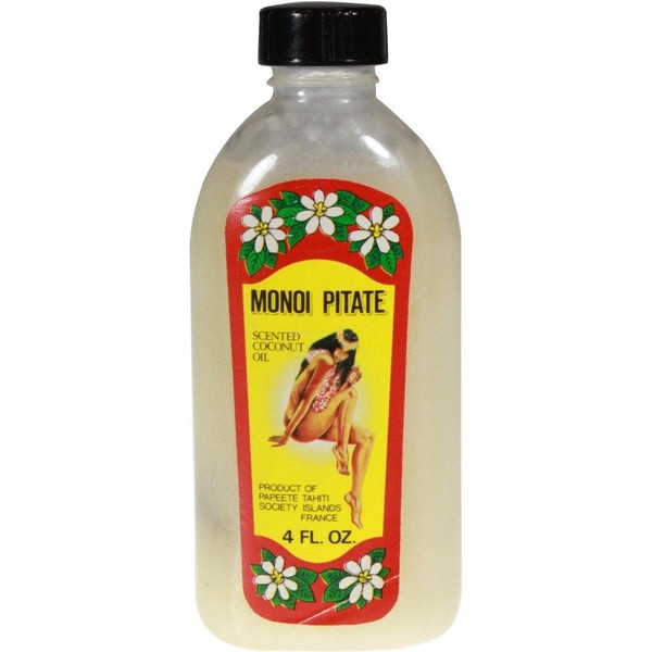 Monoi Tiare Tahiti - Coconut Oil Pitate (Gardenia) - 4 fl. oz.