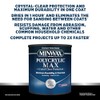 Minwax Polycrylic Max, Satin, Clear, 1 Quart, 611115555