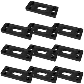 Kouei Kasei KFBS02-0105 Resin Saddle Band Pedestal, No. 1, Pipe Fixing Bracket, Spacer, 0.2 inch (5 mm), Height Adjustment, Black, 10 Pieces