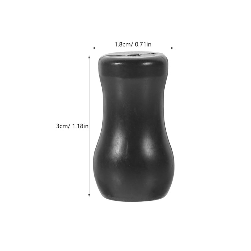 MAGICLULU 6Pcs Black Pvc Window Blind Cord Knobs - Easy