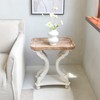 Elesuli Accent Wood Farmhouse End Table Side Tables Nightstand Natural