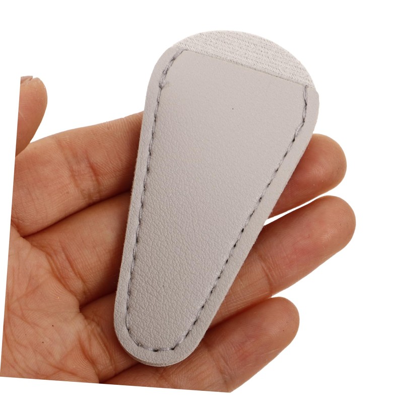 FOMIYES 4sets Manicure Scissor Covers Cuticle Tweezers Cap Nail Clippers