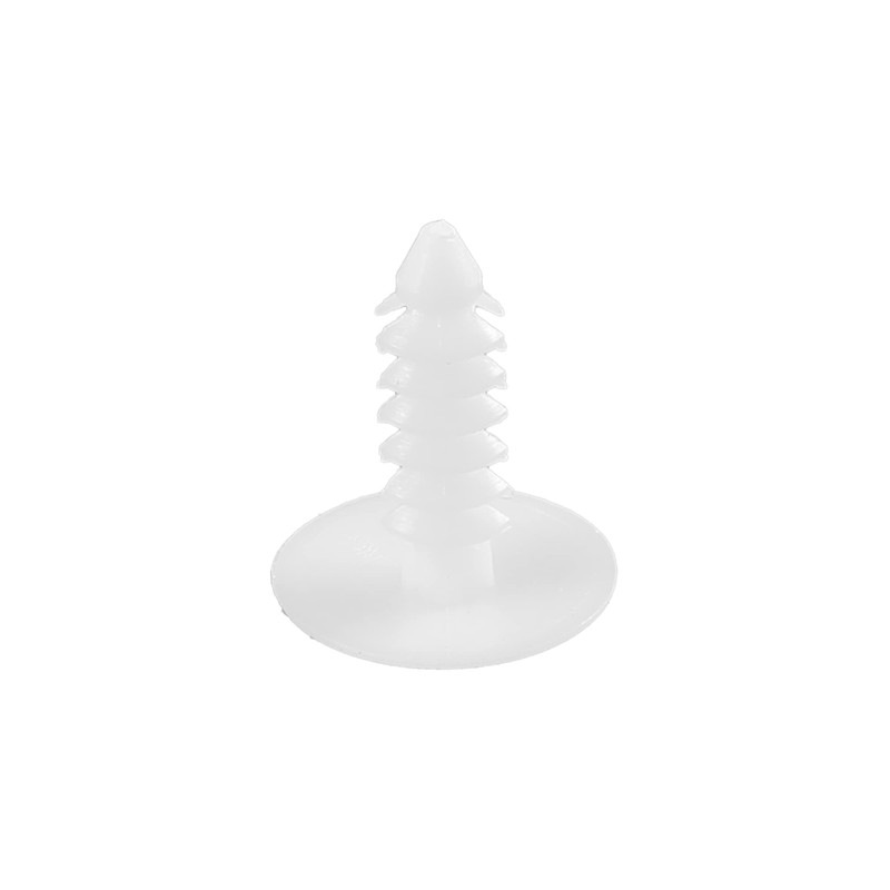 ACROPIX Universal 5mm Push Bumper Fastener Rivet Clips White -