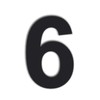 QT Modern House Number - SMALL 4 Inch BLACK -