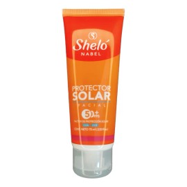 Protector Solar Facial50 Rayos Fps Uva Uvb 70ml Shelo Nabel