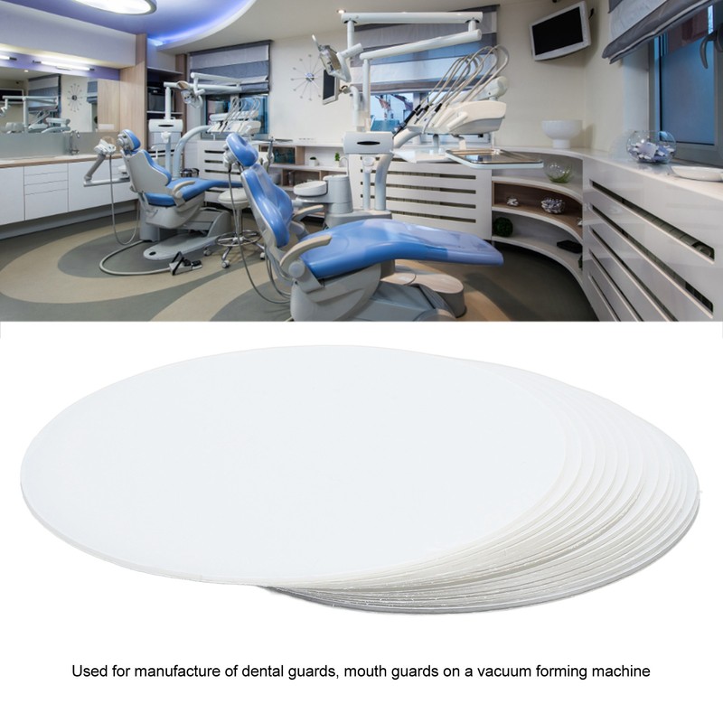 20pcs Vacuum Forming Splint Sheets 0.8mm Lab Splint Thermoforming Sheet