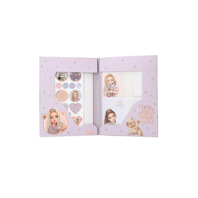 Depesche TOPModel Cat Love 13618 Writing Paper Set in Folder