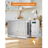 COMMERCIAL CHEF 0.7 Cu Ft Microwave with 10 Power Levels,