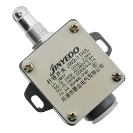 E-outstanding JW2-11H/L Self-resetting One Open One Close Round Roller Travel Microswitch Roller Plunger Momentary Limit Switch