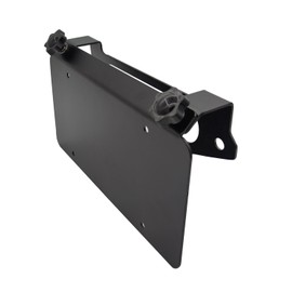 Ritafc Universal Front License Plate Frame for 10" Hawse Fairlead Mount Black Stainless Steel，License Plate Mount for Aluminum Hawse Fairlead，Front License Plate Holder Bracket