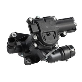 Panidarun Thermal Management Module compatible with 2020 2021 2022 Kona Santa Fe Tucson Sonata Kia K5 Engine Thermostat Replacement Compatible with 256002M810 25600-2M810