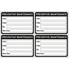 2x3 inch 200 PCS Preventive Maintenance Stickers for Machines and