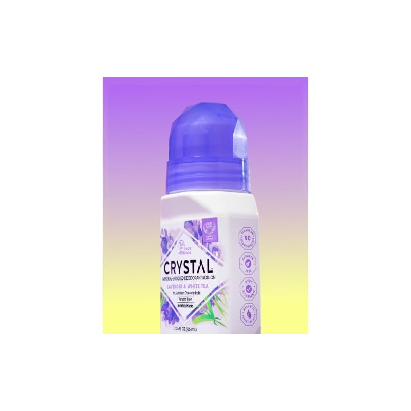 Crystal Essence Roll-On Deodorants, Púrpura