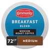 Community Coffee Breakfast Blend 72 Count Coffee Pods, Medium Roast,