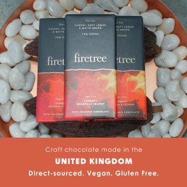Firetree Vanuatu Malekula Island 72% Dark Chocolate 3 Pack - UK Single Origin Bean-to-bar Bundle