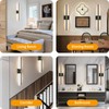 Wall Sconces Set of 2 Battery Operated, 8000mAh USB Rechargeable