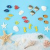 Boao 48 Pcs Plastic Fish Toys Small Tropical Fish Figure
