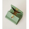 Hazel Trifold Wallet, Natural Stone, Mini Wallet, Women's, retro green