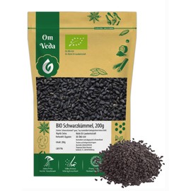 Black Cumin Organic Real Black Cumin Seeds from Egypt 200 g Nigella Sativa Organic Certified DE-ÖKO-039 for Kitchen, Tea and Oil