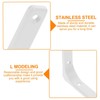 Shelf Brackets White 4 Pcs 6 Inch Premium Right Angle