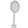 Magnifying Mirror 10X Magnification LED Fill Light Suction Cup Adjustable