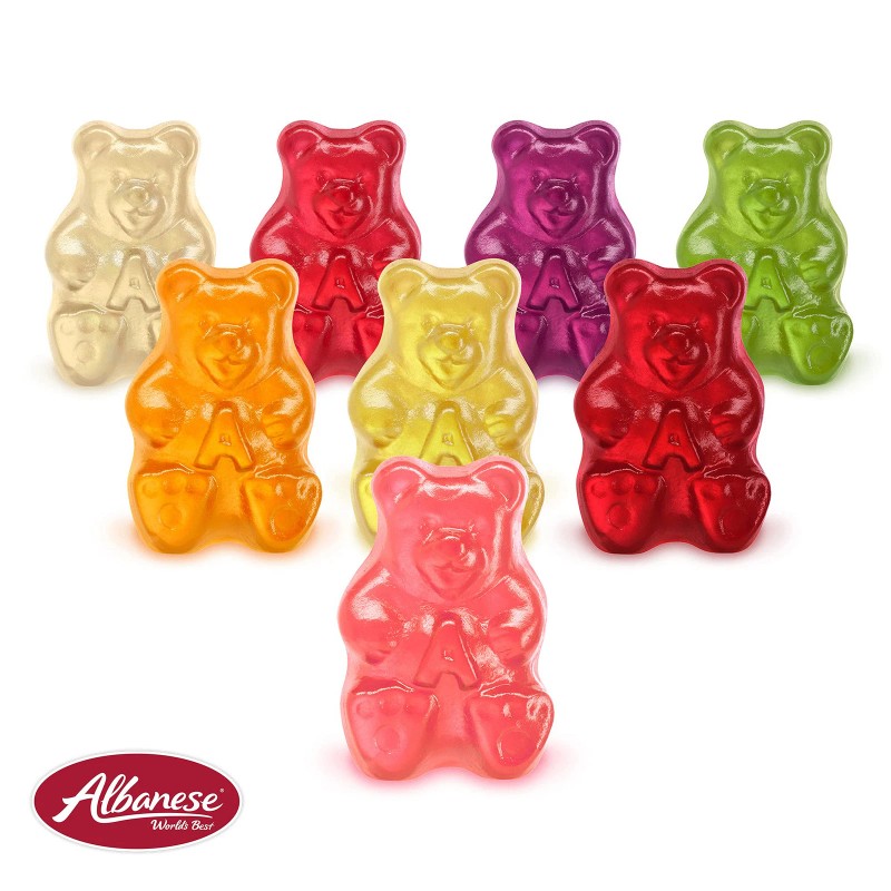 Albanese True to Fruit Gummy Candy 25 Ounce Pack Exotic