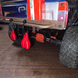 Unbranded 1/10 Scale Hanging Truck Nuts Rock Crawler Accessory - Made in USA / US Plastics