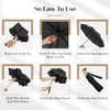 Natuquebrela Duck Folding Umbrella Black - Small Black Collapsible Portable