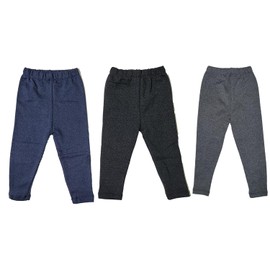 Eleva Baby Clothes - 2 Pack Toddler Pants, Baby Pants Sets, Baby Unisex Cotton Pants. Black, Navy Blue (US, Age, 7 Years, 3, Black-Navy Blue-Grey)