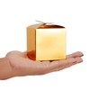100-Pack Gold Foil Party Favour Gift Boxes, 6 x 6
