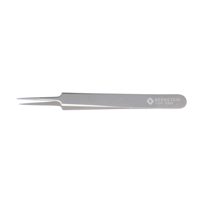 Bernstein 5-030 3-Piece Titanium Tweezers Set