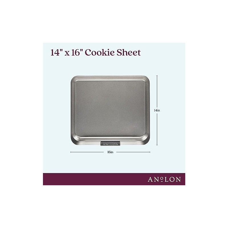 Anolon Advanced Nonstick Bakeware with Grips, Nonstick Cookie Sheet /