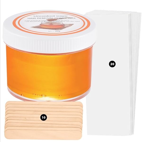 Sugar Wax Kit for Hair Removal: 300g Body & Face