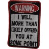 DIY iron on sew on patches 4 Peice Set Funny