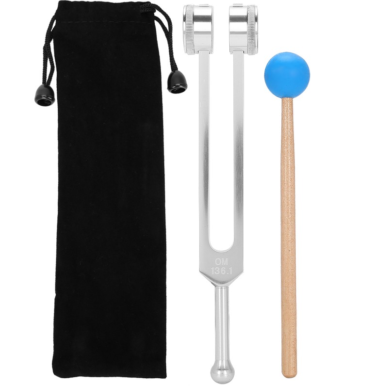 OM136.1 Aluminum Alloy Yoga Tuning Fork Sound Healing Therapy Tuning