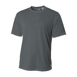A4 Sportswear Adult XL Graphite Birdseye Mesh Tee